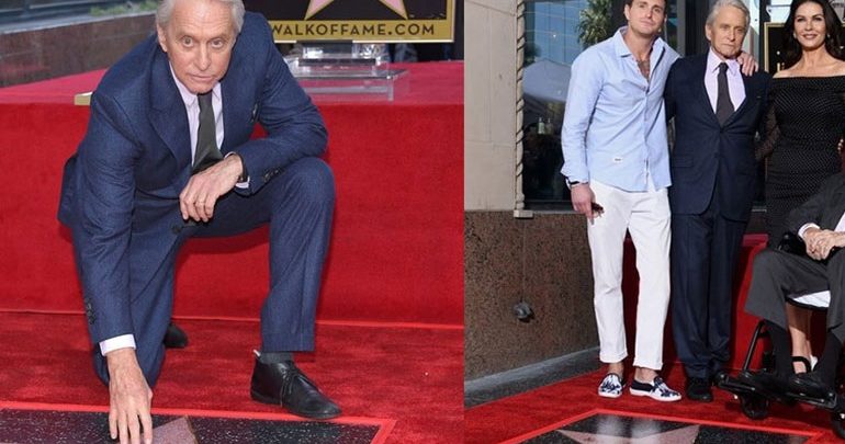 Ο Michael Douglas απέκτησε το δικό του αστέρι στo Hollywood Walk of Fame! Ο Michael Douglas απέκτησε το δικό του αστέρι στo Hollywood Walk of Fame!