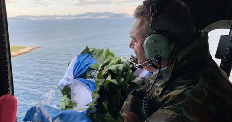 Tweet του Πάνου Καμμένου από τα Ίμια Tweet του Πάνου Καμμένου από τα Ίμια