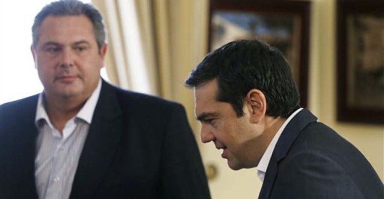 Τελεσίγραφο Καμμένου σε Τσίπρα: «Διώξε τώρα τους υπουργούς των ΑΝΕΛ» Τελεσίγραφο Καμμένου σε Τσίπρα: «Διώξε τώρα τους υπουργούς των ΑΝΕΛ»