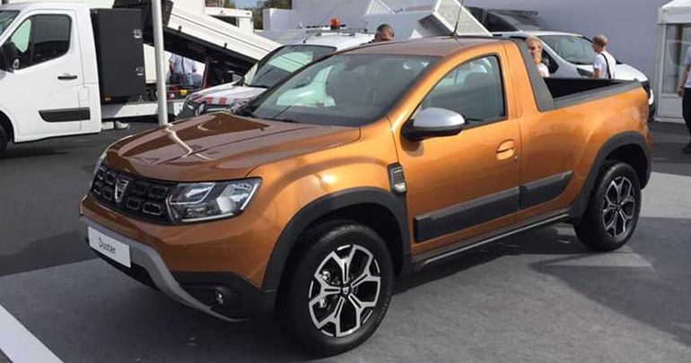 Θα δούμε το Dacia Duster σε έκδοση pick-up; Θα δούμε το Dacia Duster σε έκδοση pick-up;