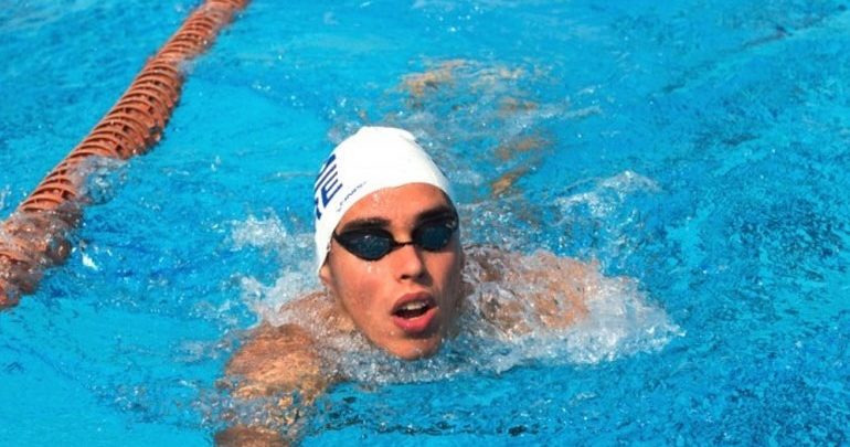 Νικητής στα 100μ. ύπτιο ο Χρήστου στη Μασσαλία Νικητής στα 100μ. ύπτιο ο Χρήστου στη Μασσαλία