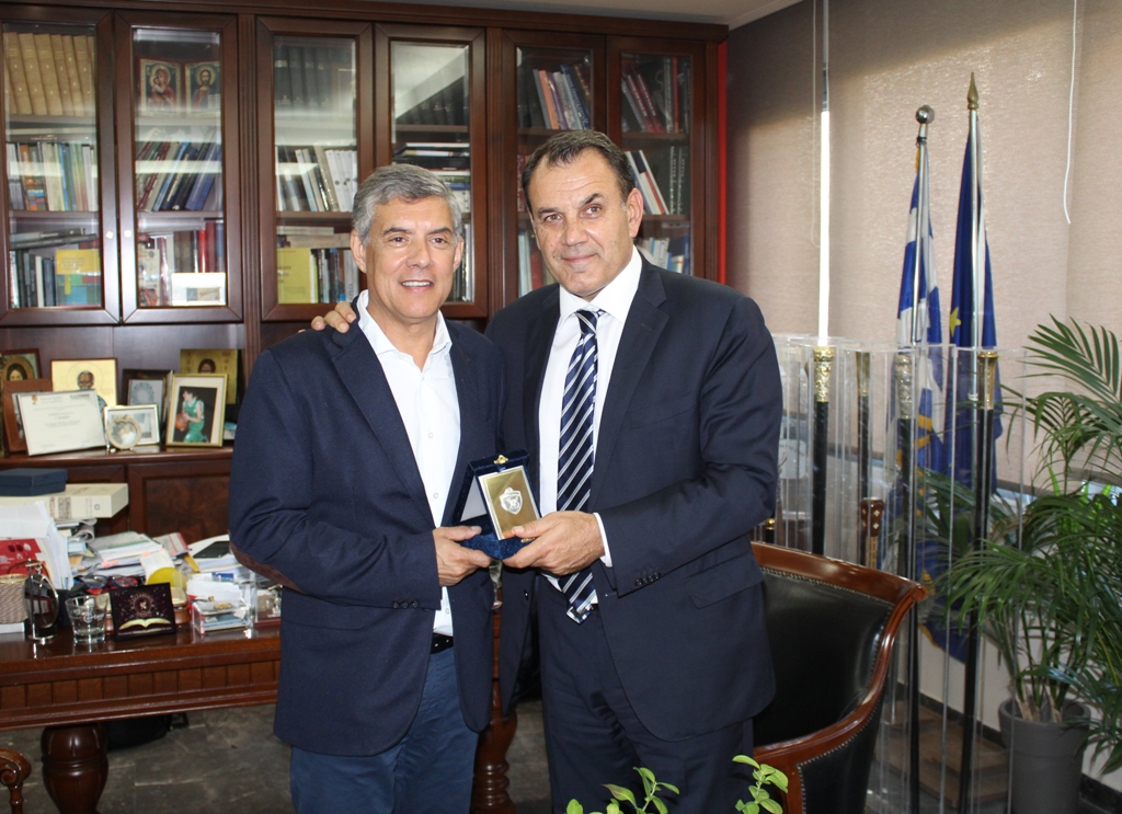 Με τον Υπουργό Εθνικής Άμυνας Νίκο Παναγιωτόπουλο συναντήθηκε ο Κώστας Αγοραστός