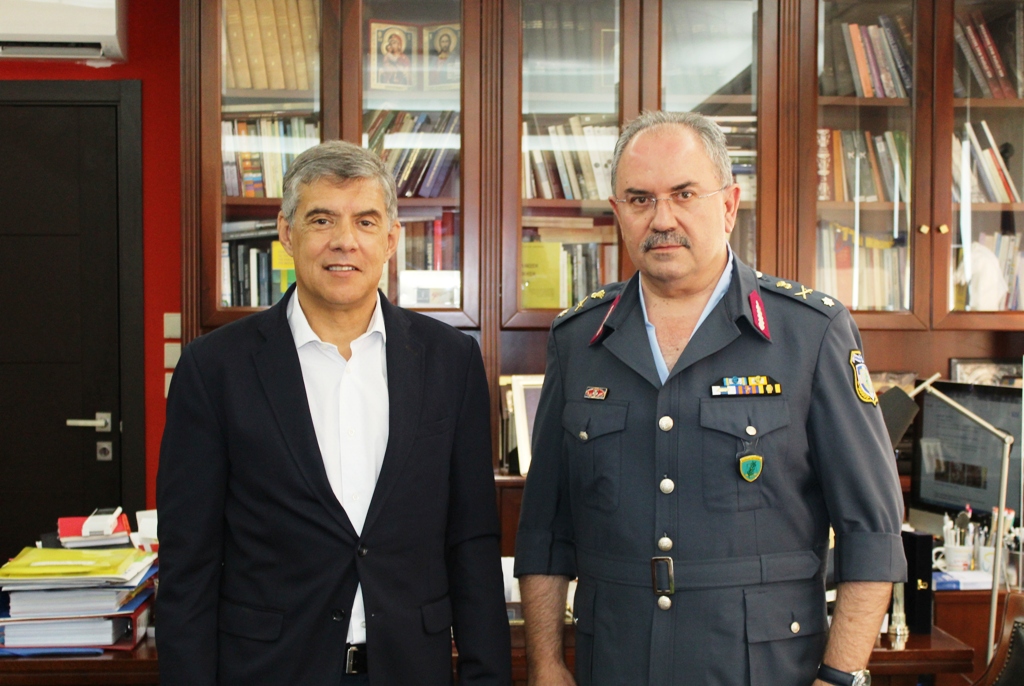 Συνάντηση του Περιφερειάρχη Θεσσαλίας με τον νέο Γενικό Περιφερειακό Αστυνομικό Διευθυντή