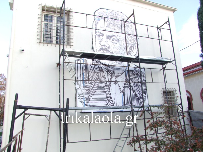 Ένα έργο τέχνης για τον Βασίλη Τσιτσάνη στα Τρίκαλα (φωτο)