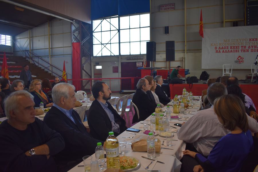 Δ. Κουτσούμπας από Λάρισα: «Η κυβέρνηση λογαριάζει χωρίς τον ξενοδόχο αν νομίζει πώς θα βγει άβρεχτη από την πολιτική που εφαρμόζει» (φωτο)