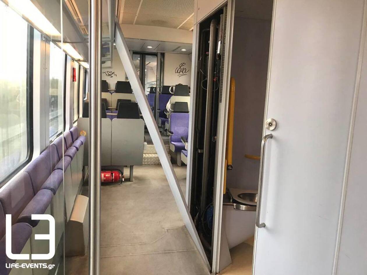 Ευτράπελο στο τρένο από Λάρισα για Θεσσαλονίκη: Απίστευτα πράγματα στις τουαλέτες (φωτό)