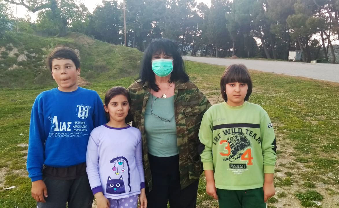 Τον ξενώνα φιλοξενίας προσφύγων και μεταναστών στη Σωτηρίτσα Λάρισας επισκέφθηκε το Μεγάλο Σάββατο η  Άννα Βαγενά