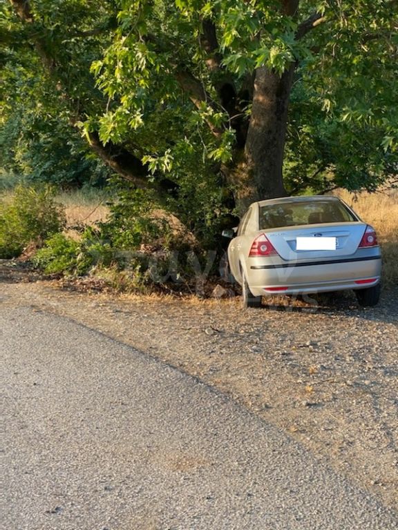 Σε δέντρο καρφώθηκε το Ι.Χ αυτοκίνητο Τρικαλινού