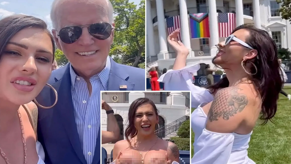 Αυτό είναι το τρανς μοντέλο που εμφανίστηκε topless στον Λευκό Οίκο