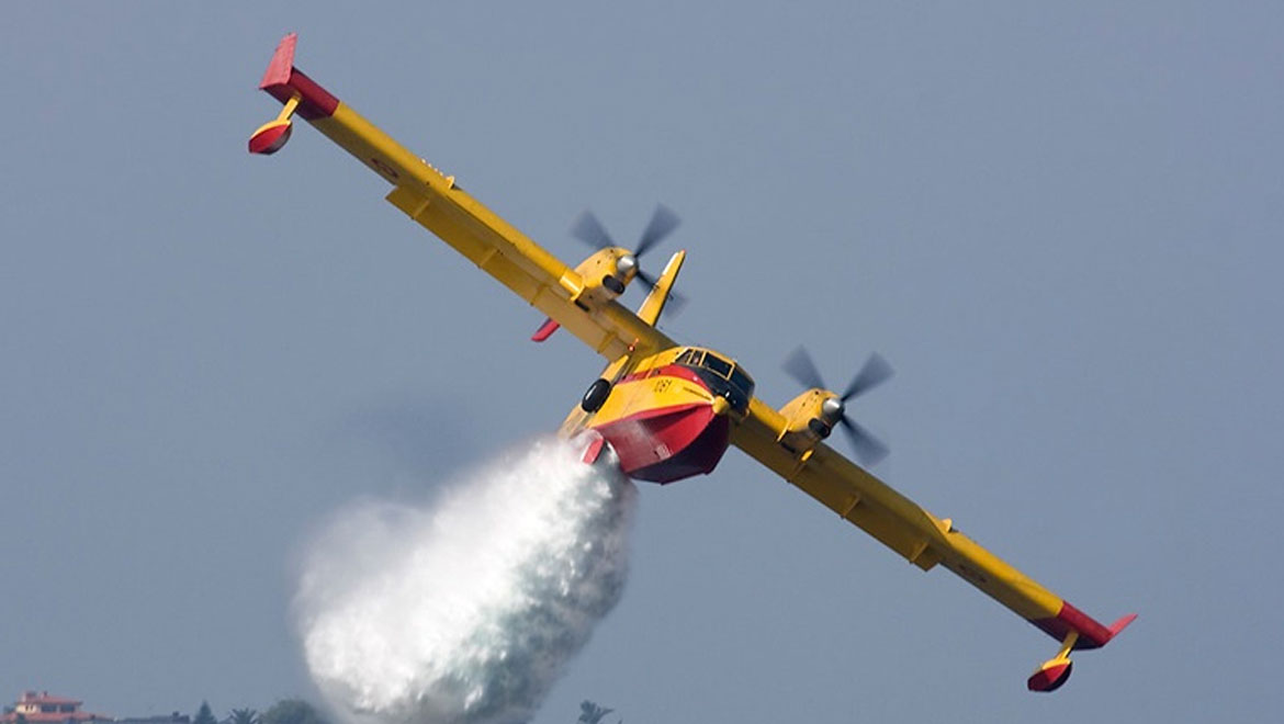 Έπεσε Canadair στην Κάρυστο – Βίντεο ντοκουμέντο από την πτώση