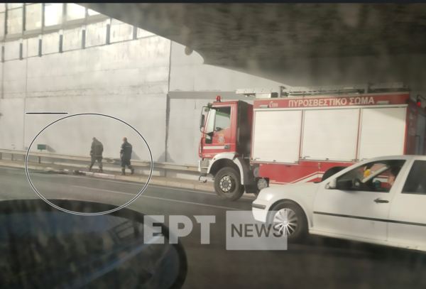 Φωτιά σε όχημα στην Αττική Οδό – Σημειώθηκαν καθυστερήσεις, κλειστές λωρίδες