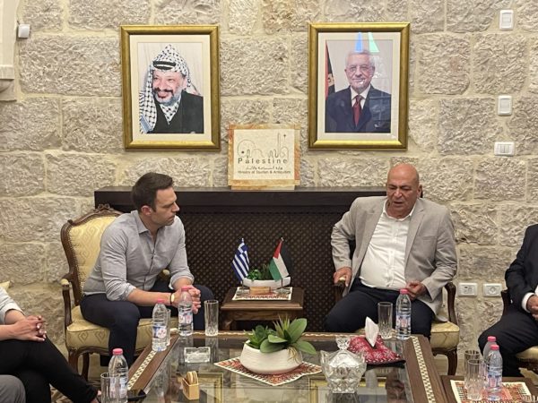 Στη Βηθλεέμ ο Στ. Κασσελάλης – Συνάντηση με τον υπουργό Τουρισμού της Παλαιστινιακής Αρχής