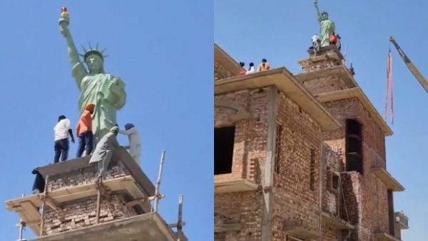 Τι κάνει το Άγαλμα της Ελευθερίας στη σκεπή ενός σπιτιού στην Ινδία;