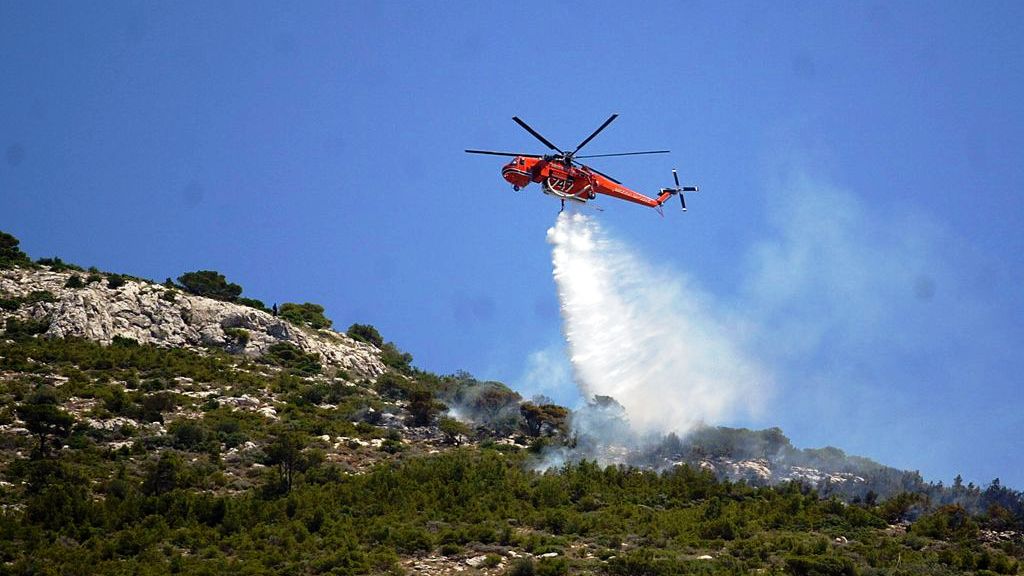 Εύβοια: Πυρκαγιά ξέσπασε στο Κοντοδεσπότι – Καίει δασική έκταση