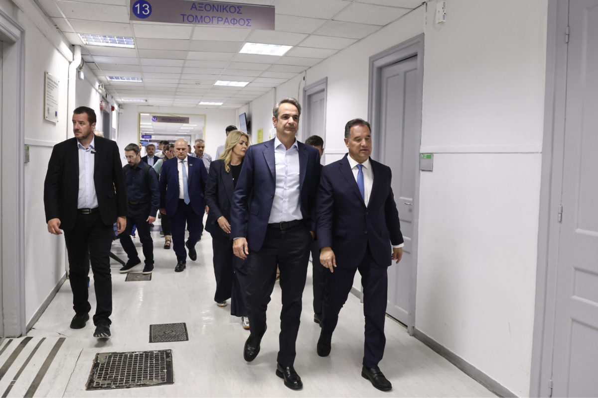 Ο Κυρ. Μητσοτάκης επισκέφθηκε το ΓΝΑ «Ευαγγελισμός» – Ενημερώθηκε για την εφαρμογή της πιλοτικής δράσης ιχνηλάτησης περιστατικών στο ΤΕΠ