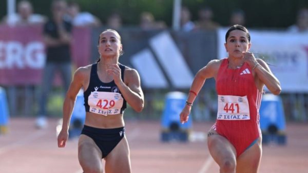 Στο νήμα τη νίκη στα 100 μ. Γκαραγκάνης και Εμμανουηλίδου σε γρήγορες κούρσες