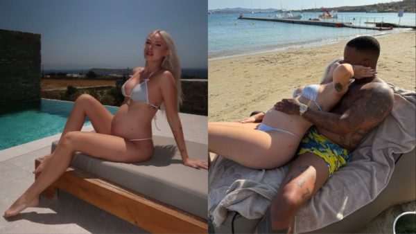 Άννα Θεοδωρίδη: Οι νέες φωτογραφίες με μπικίνι σε προχωρημένη εγκυμοσύνη αγκαλιά με τον Light