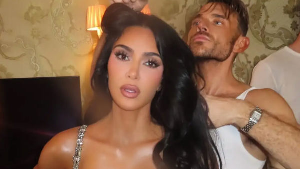 Kim Kardashian: Το χτένισμα από Δημήτρη Γιαννέτο στο pre-wedding δείπνο του Bezos και της Sánchez