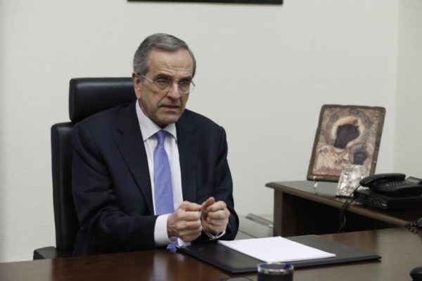 Με τον ηγούμενο της Ιεράς Μονής Αγίας Αικατερίνης Όρους Σινά συναντήθηκε ο Αντ. Σαμαράς