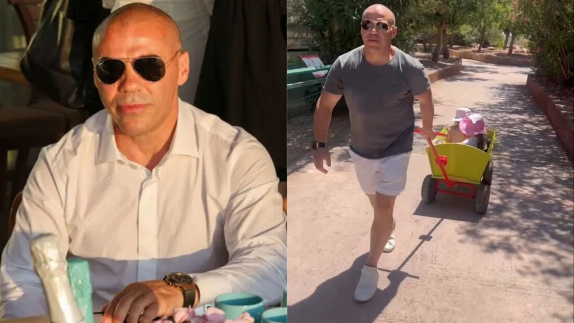 Μιχάλης Ζαμπίδης: Επισκέφτηκε το Αττικό Ζωολογικό Πάρκο μαζί με τις δίδυμες κόρες του
