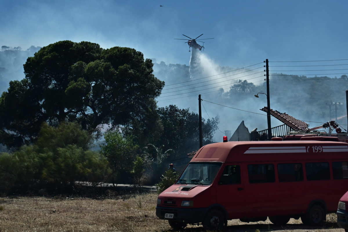 Φωτιά τώρα: «’Εγλειψε σπίτια», αλλά είναι καλύτερη η εικόνα στο Αλιβέρι, είπε στο ΕΡΤΝews ο αντιπεριφερειάρχης Εύβοιας