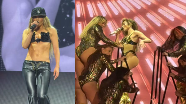 Jennifer Lopez: Τα αποκαλυπτικά ρούχα και οι σεξουαλικές στάσεις μαζί με τους χορευτές της