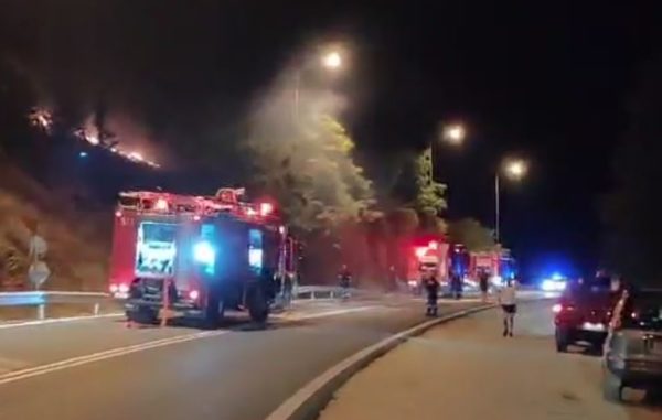 Φωτιά τώρα στις Λιγκιάδες Ιωαννίνων