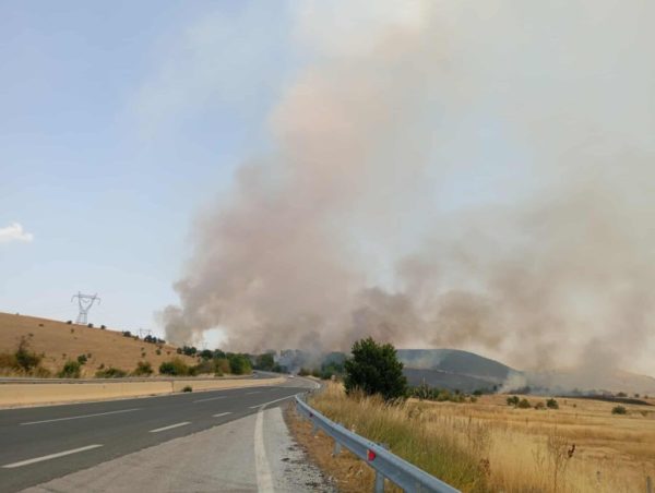 Φωτιά τώρα στην Κοζάνη: Μήνυμα «112» για ετοιμότητα