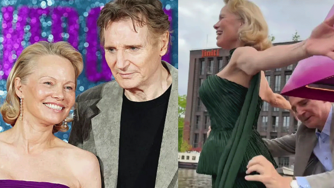 Pamela Anderson – Liam Neeson: Το βίντεο στο Tik Tok μετά την αποκάλυψη της σχέσης τους – Η αναπαράσταση του Τιτανικού
