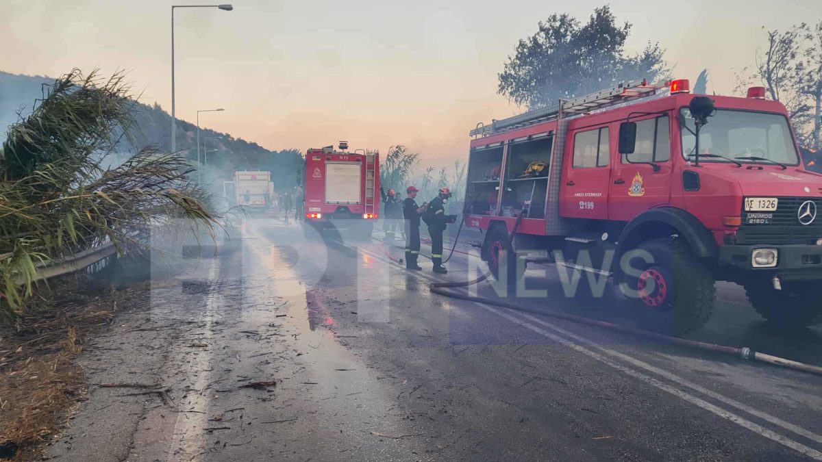 Φωτιά τώρα στη Στεφάνη Πρέβεζας