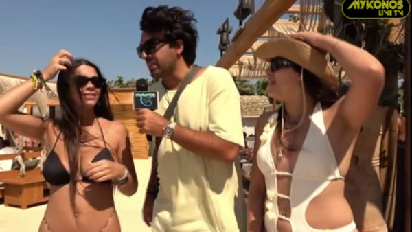 Μύκονος: Βραζιλιάνες και Ιταλίδες ξεσήκωσαν το νησί – Βίντεο