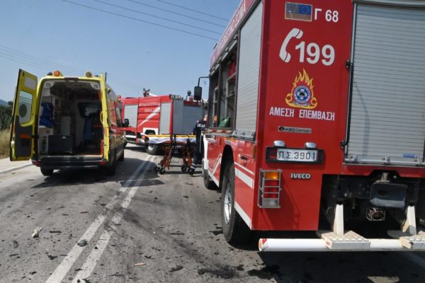 Αργολίδα - Μυκήνες: Τροχαίο δυστύχημα με τρεις νεκρούς στο δρόμο των Αρχαιοτήτων.  (ΒΑΣΙΛΗΣ ΠΑΠΑΔΟΠΟΥΛΟΣ /EUROKINISSI)