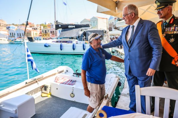 Επίσκεψη του ΠτΔ Κωνσταντίνου Τασούλα στο Καστελλόριζο