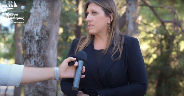 Ζωή Κωνσταντοπούλου: «Η φοβερή τραγωδία της Ευλογιάς των Αιγοπροβάτων αναδεικνύει τις φοβερές ευθύνες της Κυβέρνησης»