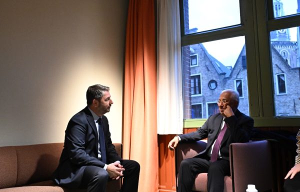 Συνάντηση Ανδρουλάκη – Κόστα: Δεν νοείται συμμετοχή της Τουρκίας στο πρόγραμμα SAFE, είπε ο πρόεδρος του ΠΑΣΟΚ