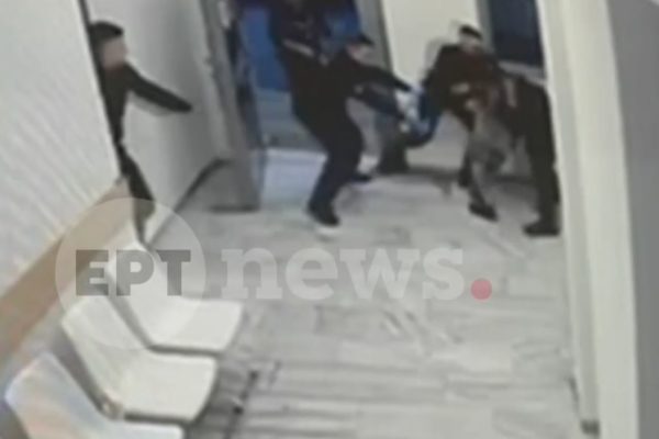 Απόπειρα απόδρασης από αστυνομικό τμήμα στον Άγιο Παντελεήμονα – Αποκλειστικό βίντεο του EΡΤnews