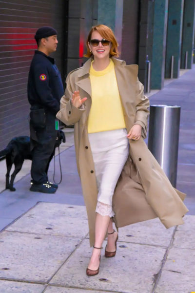Emma Stone: Ένα look, δύο μεγάλα trends του φθινοπώρου!
