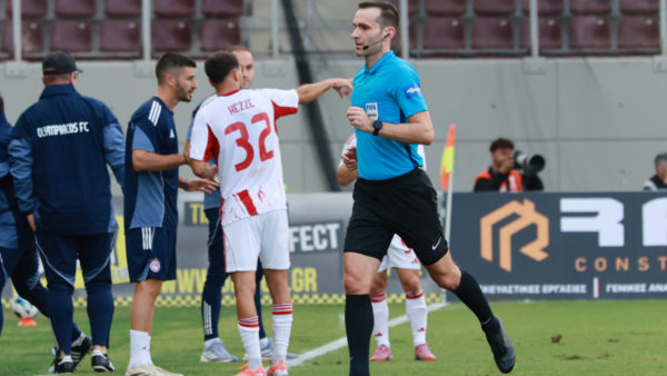 Οι διαιτητές της 3ης αγωνιστικής στη League Phase του Κυπέλλου Ελλάδας