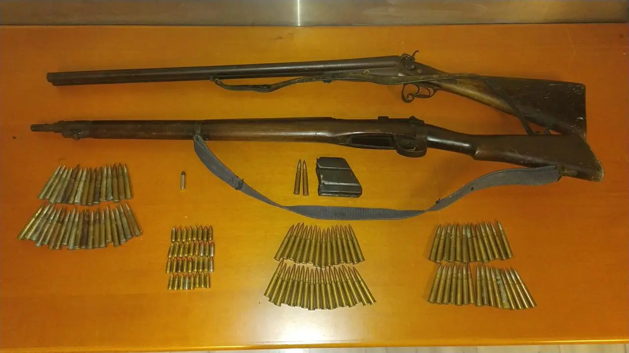 Αυτά είναι τα όπλα που κατέσχεσε η Αστυνομία στα Βορίζια