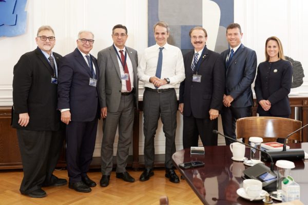 Συνάντηση Κ. Μητσοτάκη με αντιπροσωπεία της ομογενειακής οργάνωσης AHEPA