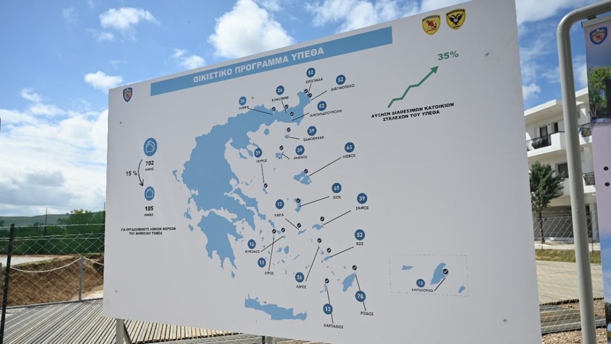 Το  Οικιστικό πρόγραμμα των Ενόπλων Δυνάμεων παρουσίασε ο Νίκος Δένδιας – Κατασκευή πάνω από 10.000 νέων κατοικιών σε τρεις φάσεις