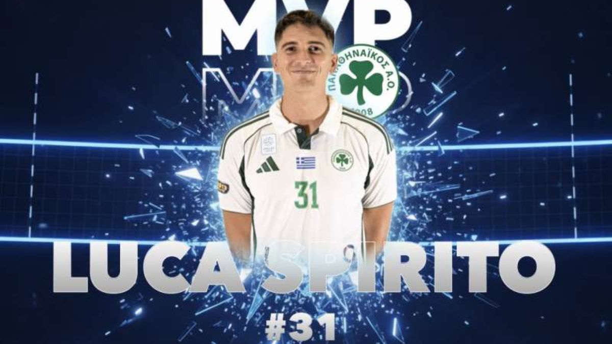 Ο Λούκα Σπίριτο MVP της 2ης αγωνιστικής της Volley League