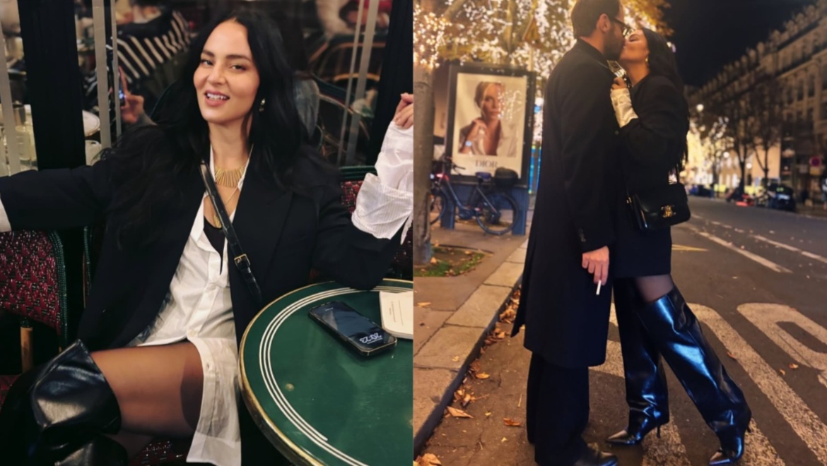 Ζενεβιέβ Μαζαρί: Ρομαντικές στιγμές με το σύζυγό της, Βασίλη Καρύδη στο Παρίσι – Το τρυφερό φιλί του ζευγαριού