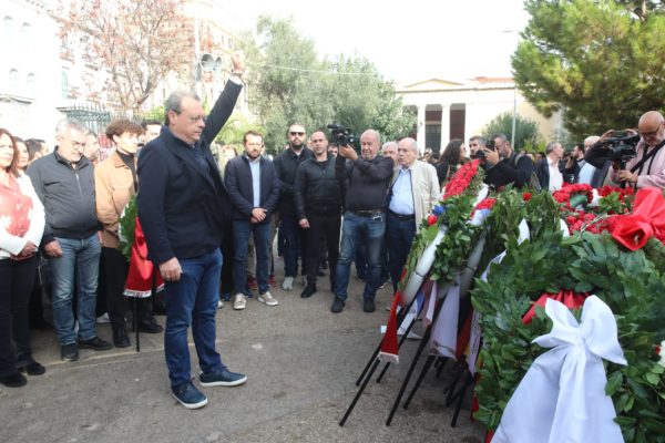 Σ. Φάμελλος: Το Πολυτεχνείο ζει και μας καλεί σε νέους αγώνες για αξιοπρέπεια, εθνική ανεξαρτησία και κοινωνική δικαιοσύνη