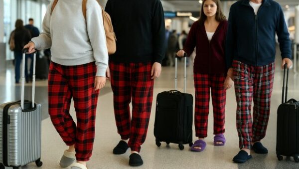 ΗΠΑ: Με πιτζάμες και παντόφλες οι επιβάτες στα αεροδρόμια – Viral απάντηση στην οδηγία «ντυθείτε καλύτερα»