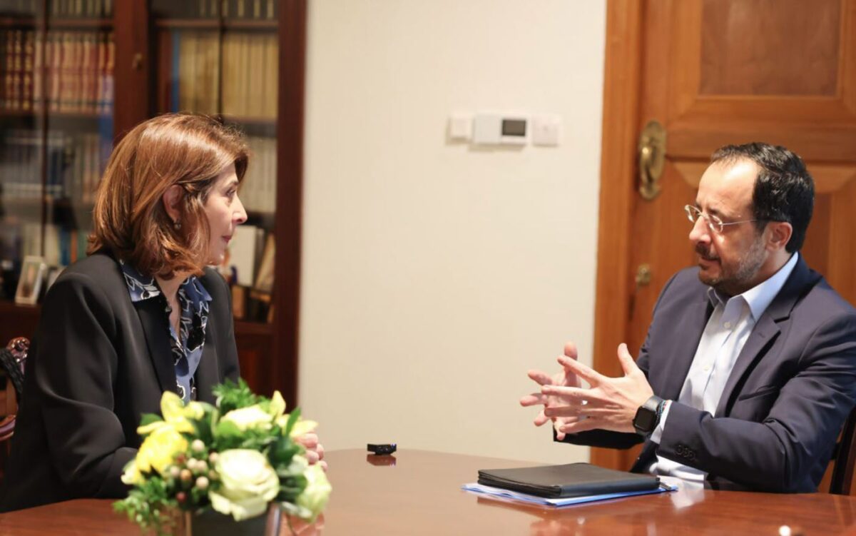 Κύπρος: Αισιόδοξη η απεσταλμένη του ΟΗΕ μετά τη συνάντηση με Χριστοδουλίδη