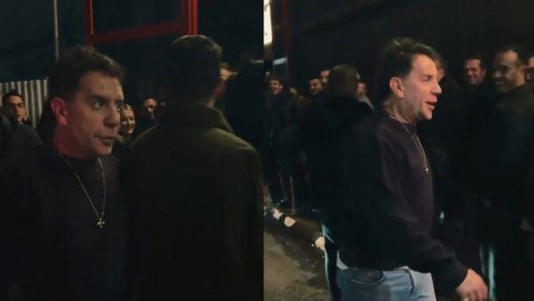 Έκπληξη από τον Μαζωνάκη – Βγήκε να χαιρετήσει τον κόσμο που τον περίμενε