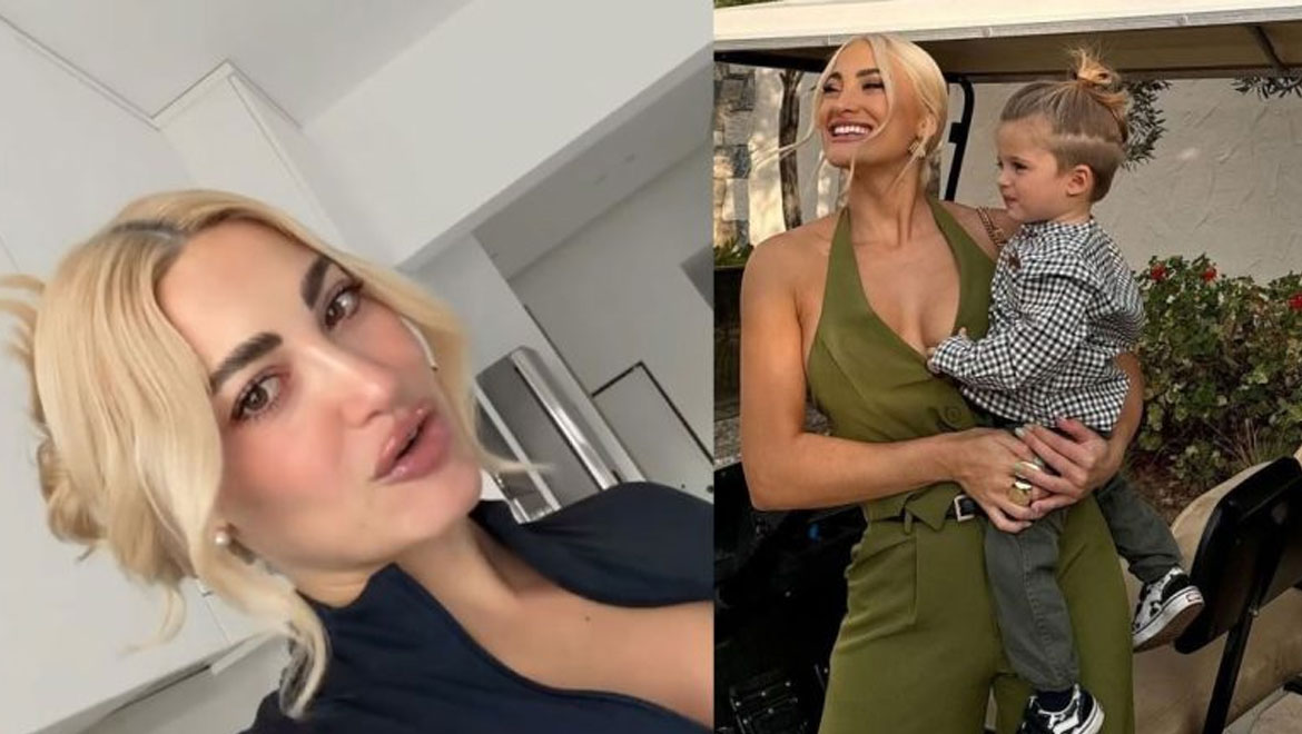 Βουρκωμένη η Ιωάννα Τούνη: Τα γενέθλια του γιου της μακριά της