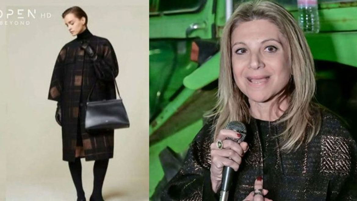 Σάλος για την εμφάνιση της Μαρίας Καρυστιανού στα αγροτικά μπλόκα – Το παλτό της κοστίζει 3.000€