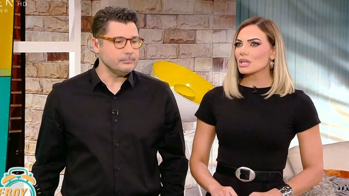 Κωνσταντάρας – Μαλέσκου: Με μαύρα και συγκίνηση στην έναρξη της εκπομπής τους